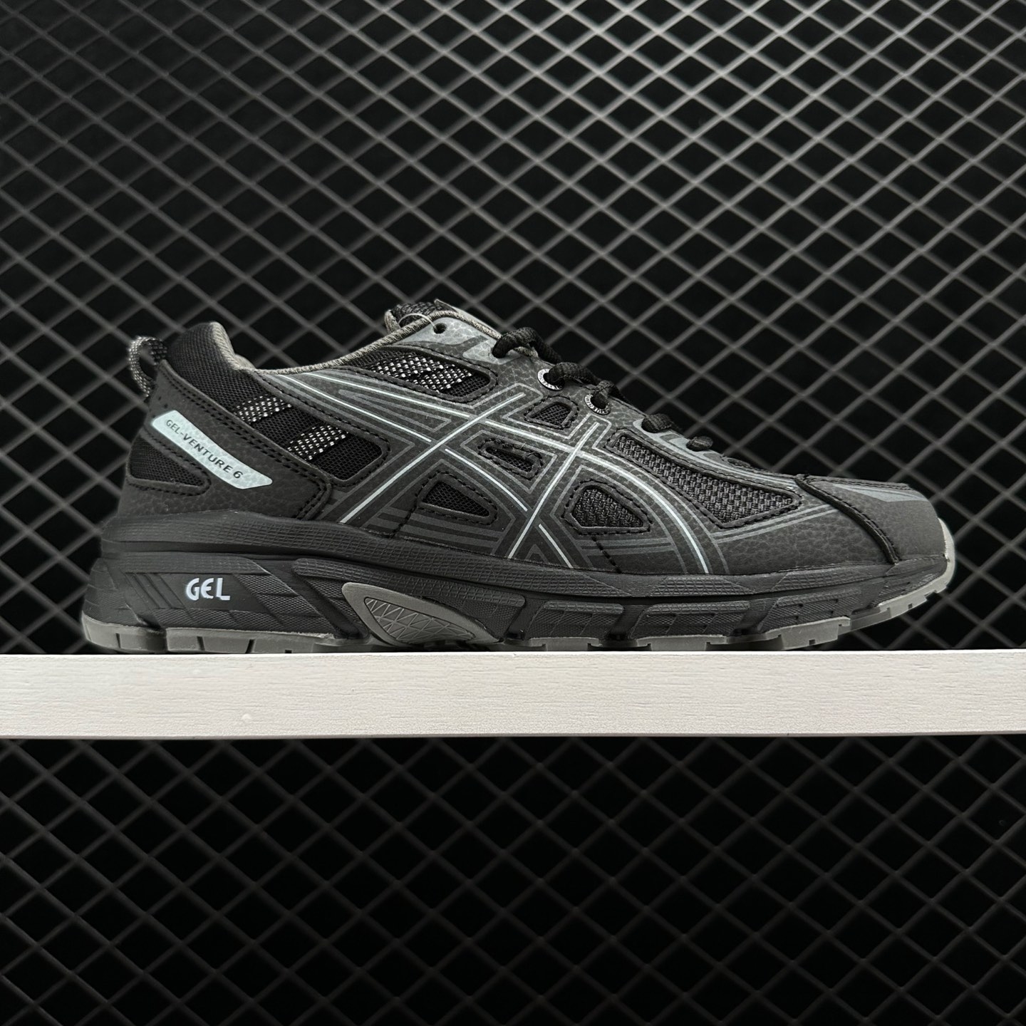 Asics Gel Venture 6 4E Wide Black Phantom T7G3N-9016 - Best Selection of Wide Fit Running Shoes