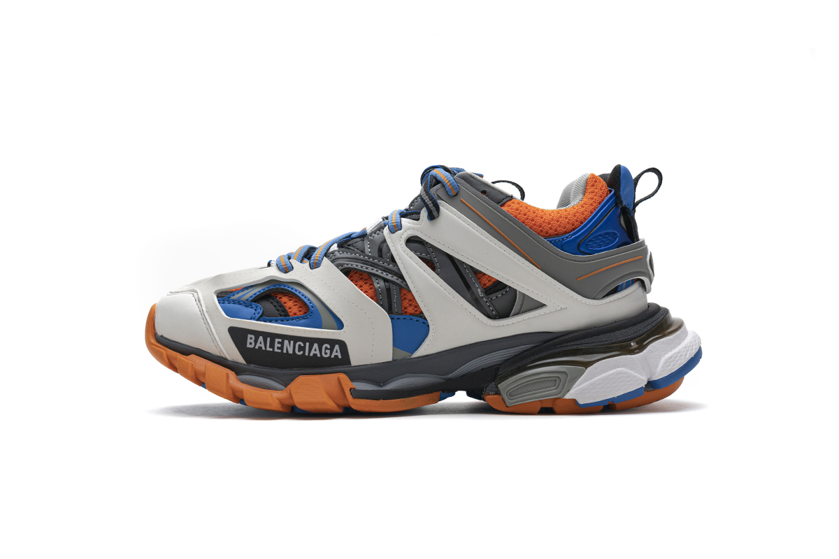 Balenciaga Wmns Track Trainer Orange Blue | 542436 W1GB7 7580