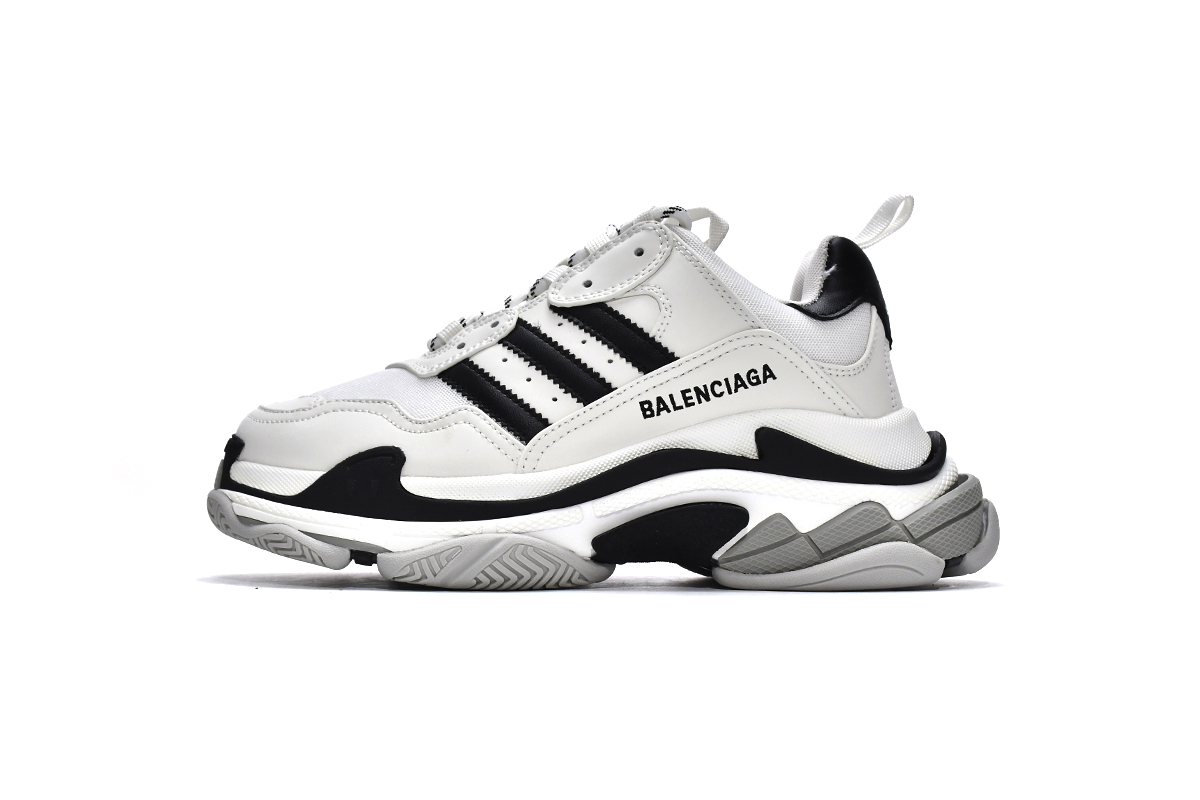Adidas x Balenciaga Triple S Sneaker 'White' 710021 W2ZB1 9112 - High Fashion Collaboration Icon