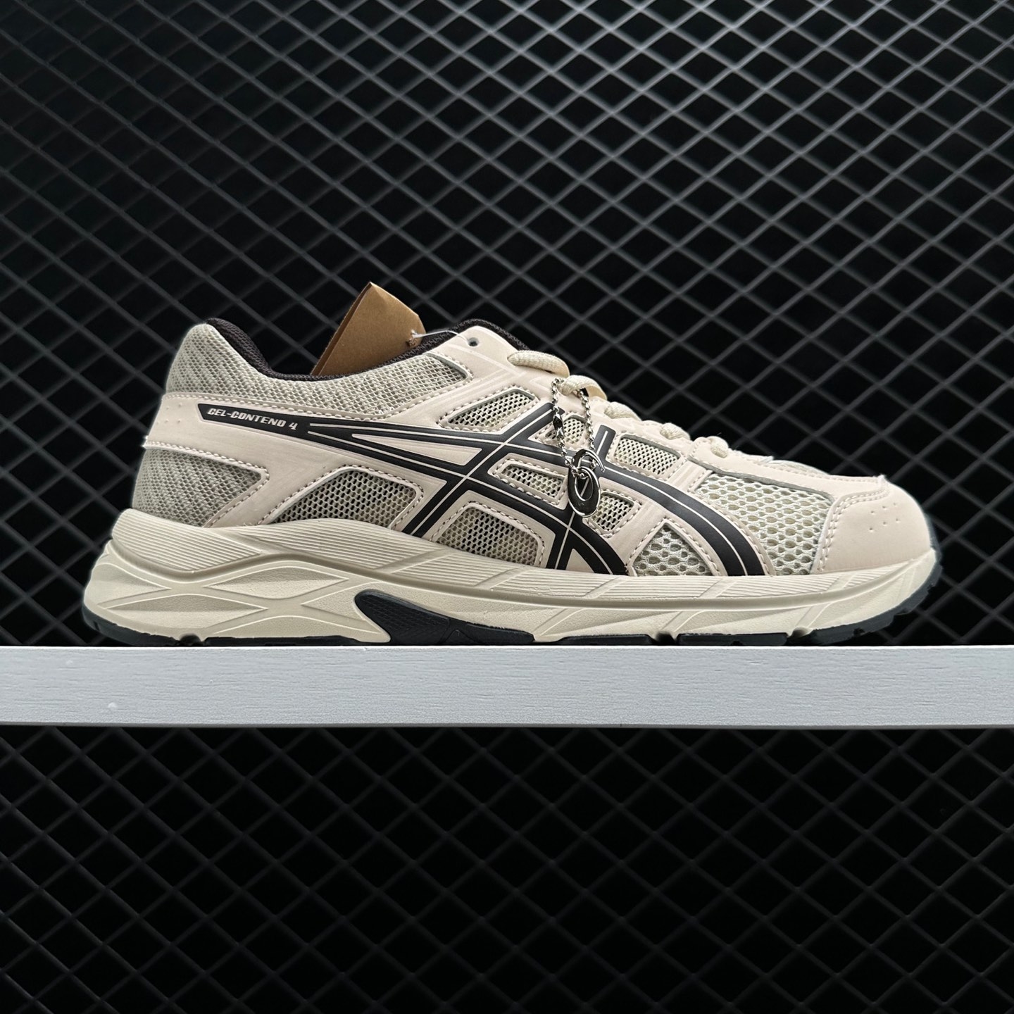 Asics Gel-Contend 4 Creamwhite Black T8D9Q-112 - Stylish and Supportive Running Shoes