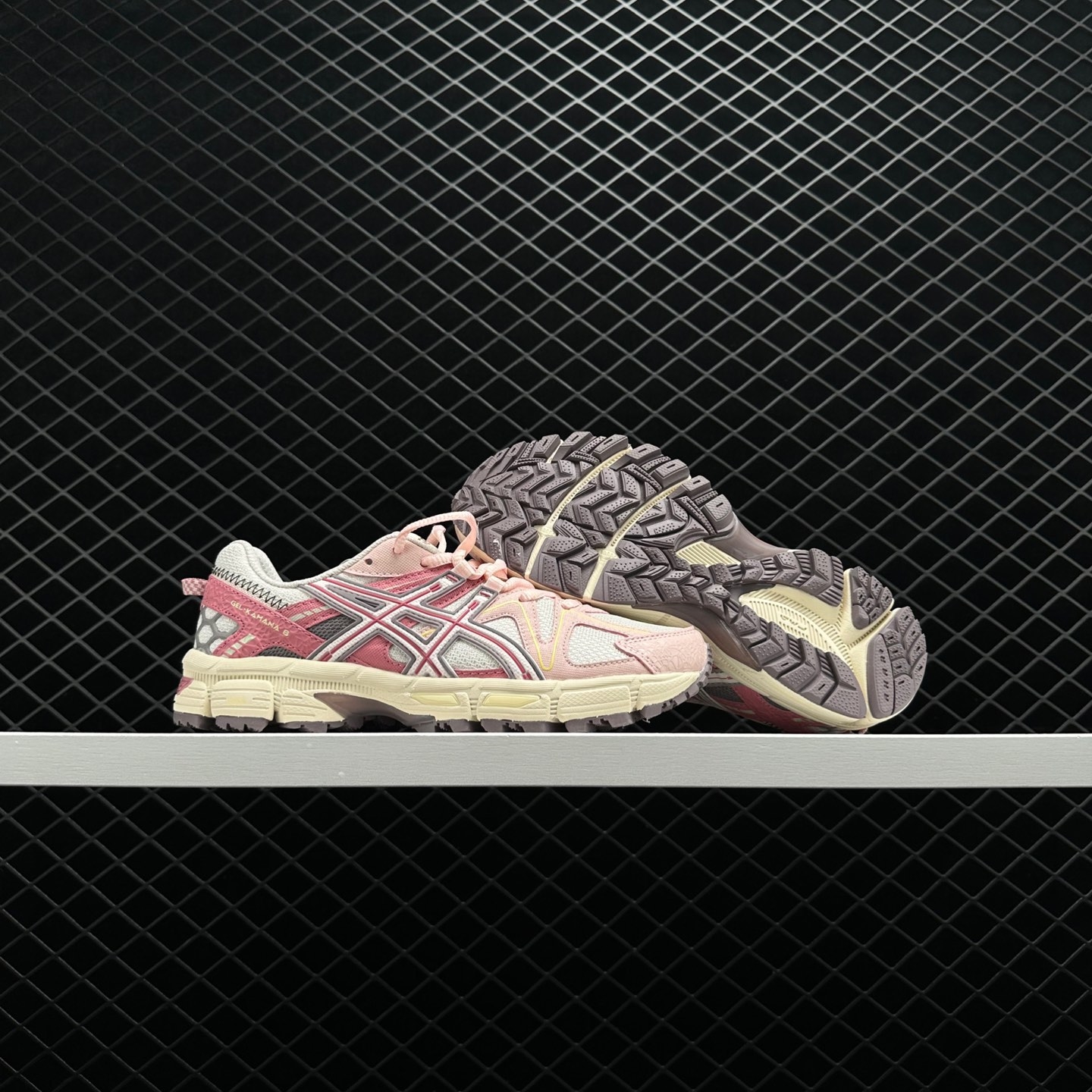 Asics Gel-Kahana 8 'White Pink' 1012A978-103 - Premium Running Shoes