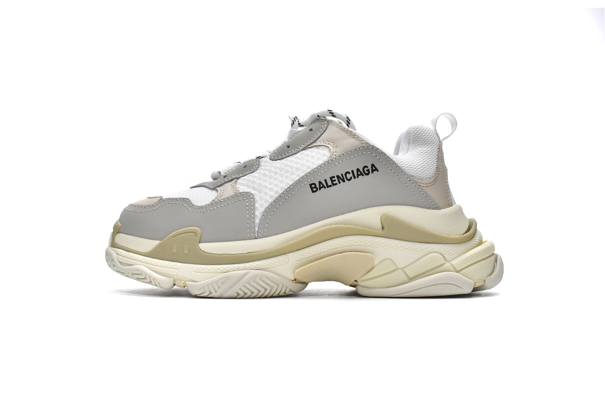 Balenciaga Triple S Sports Shoes White - 534217 W09E1 9000