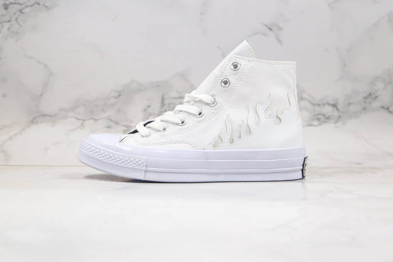 Converse Chuck 70 'White Flames' 168970C: Daring Style with a Fiery Twist
