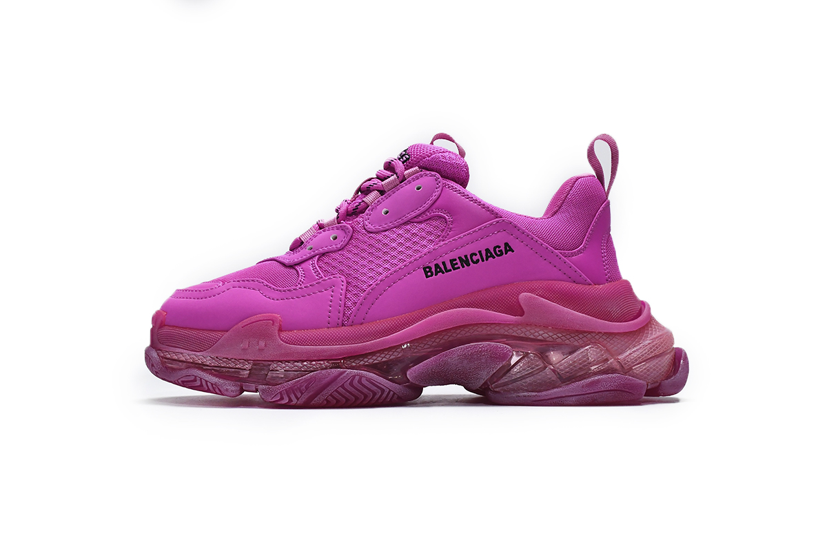 Balenciaga Triple S Clear Sole Sports Shoes Pink 541624 W2FG1 5059 – Limited Edition Sneakers