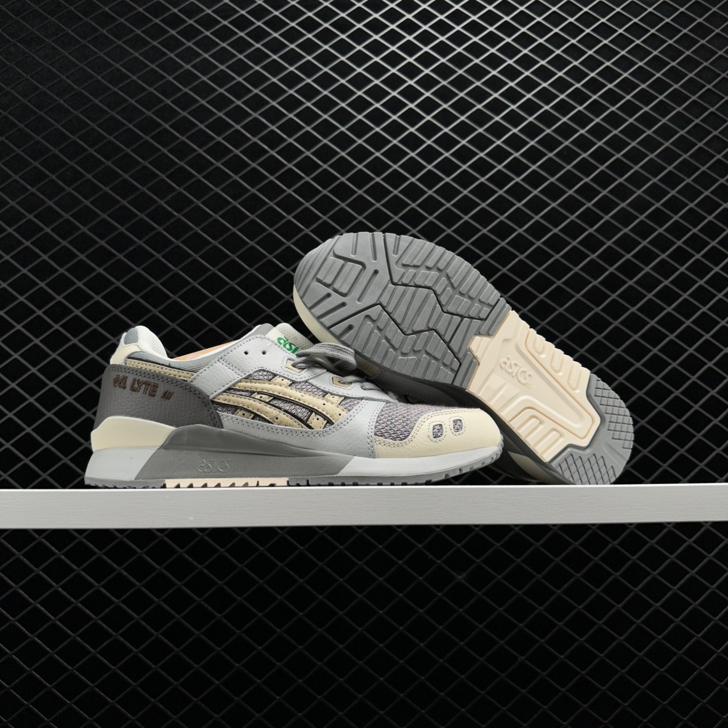 Asics Gel-Lyte 3 x EVISU White Gray Green | Premium Sneakers