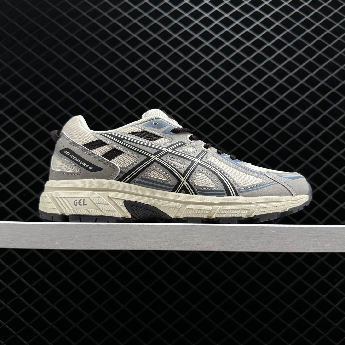 Asics Gel-Venture 6 White Blue 1011B550-103 - Premium Quality Running Shoes