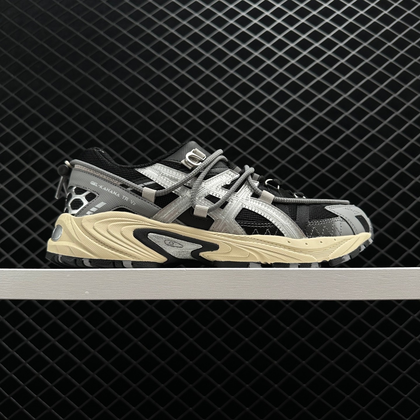 Asics Kahana TR V2 Black Silver 1203A259-001 | Reliable Trail Running Shoes
