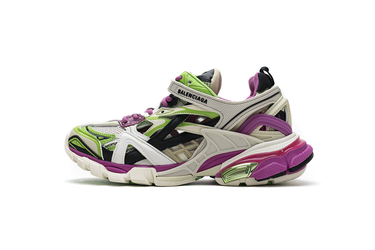 Balenciaga Track.2 Trainer Pink Green 568615 W2GN3 9199 - Exclusive Colorway + Free Shipping