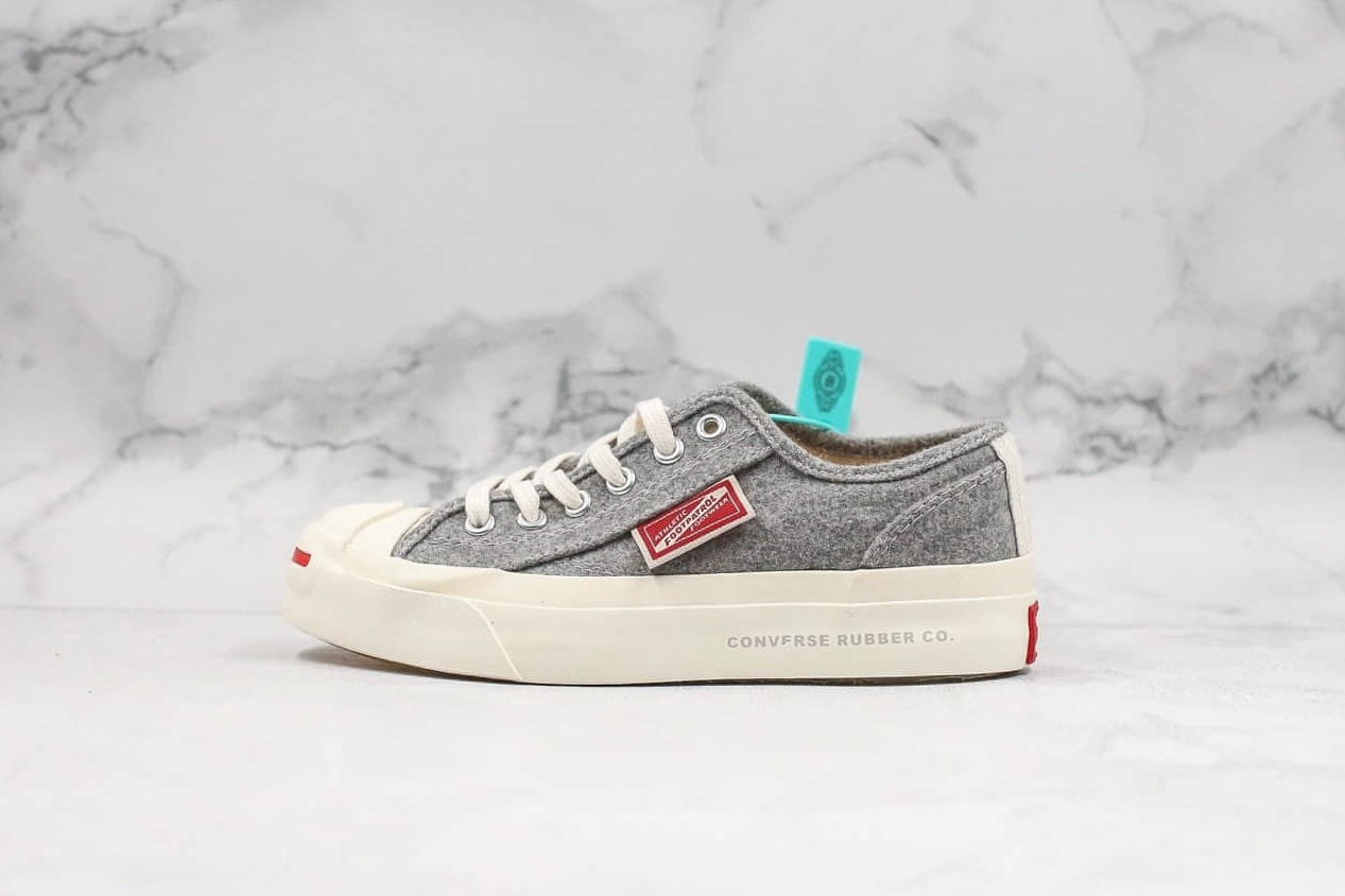 Converse Foot Patrol x Jack Purcell Ox 'Grey' 165492C - Ultimate Urban Style with Foot Patrol Collaboration