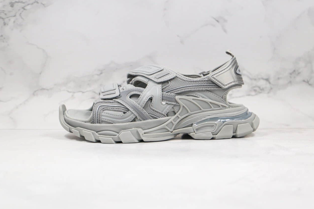 Balenciaga Track Sandal Grey 617542W2CC11203 - Stylish and Comfortable Footwear