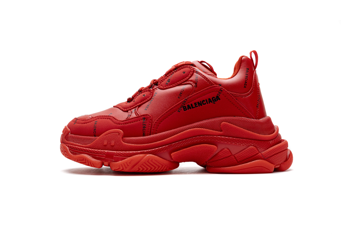 Balenciaga Wmns Triple S Sneaker - Bright Red | 524039 W2FA1 7632