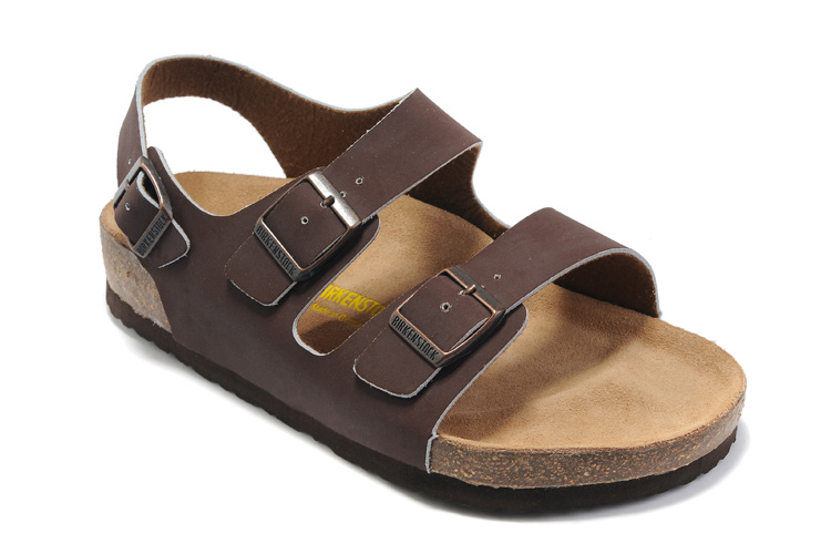 Stylish and Comfortable Birkenstock Milano Brown Sandals | Shop Now!