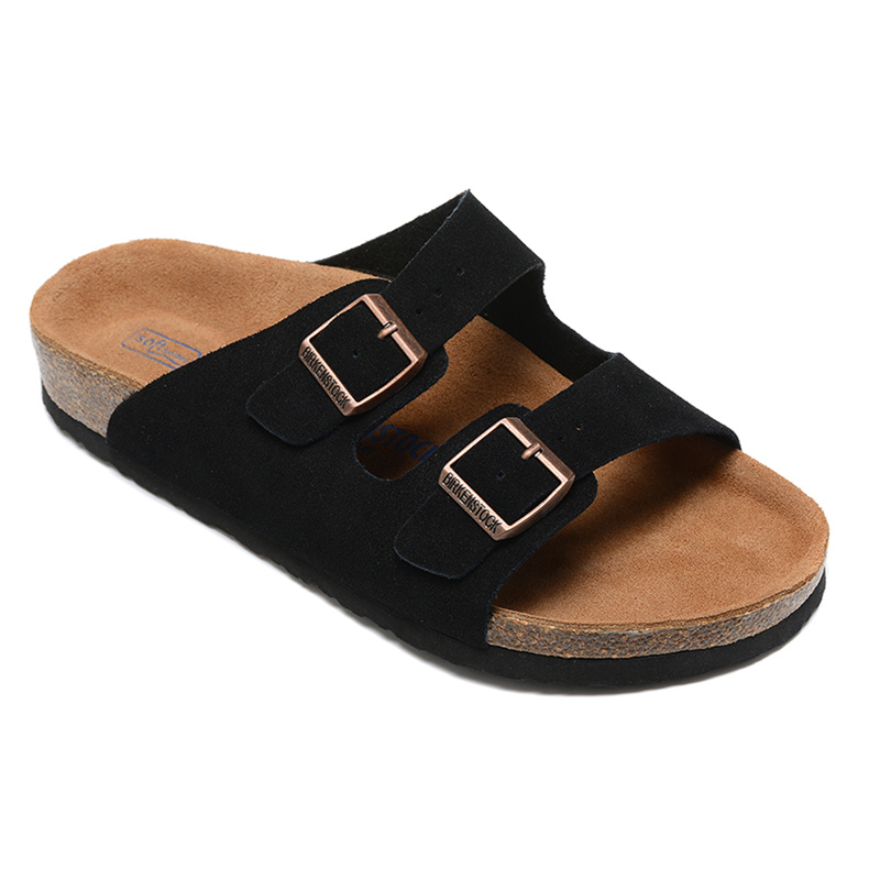 Birkenstock Arizona Black Birko Flor Vegan Sandals - Trendy and Sustainable
