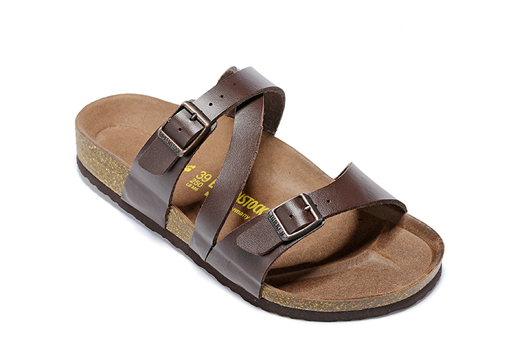 Birkenstock Salina Birko-Flor Beach Sandals - Brown: Comfortable & Stylish