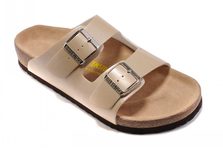 Birkenstock Arizona Bisque Leather Sandals - Get Ultimate Comfort