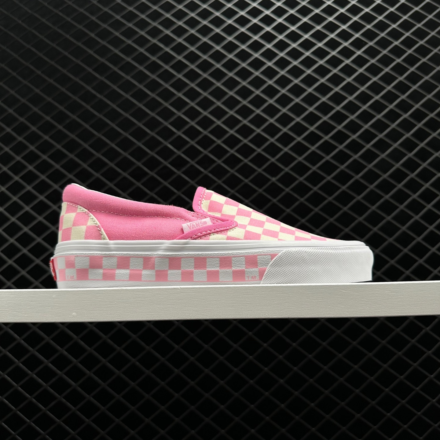 Vans Classic Slip-On Sidewall Check Coral Blush Shoes - VN0A38F7RA8