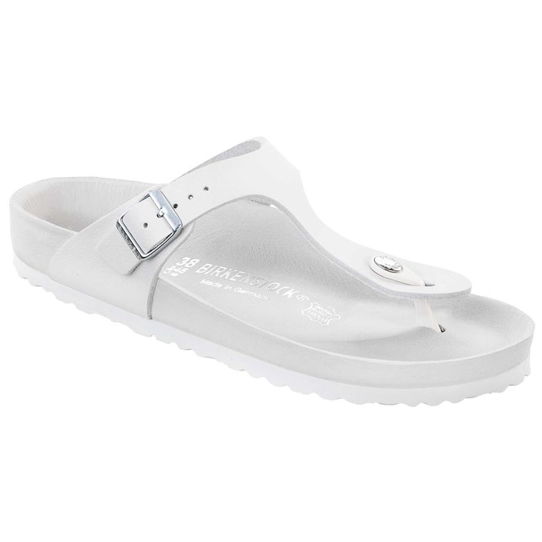 Birkenstock Gizeh White Exquisite Leather Sandals - Premium Quality Footwear