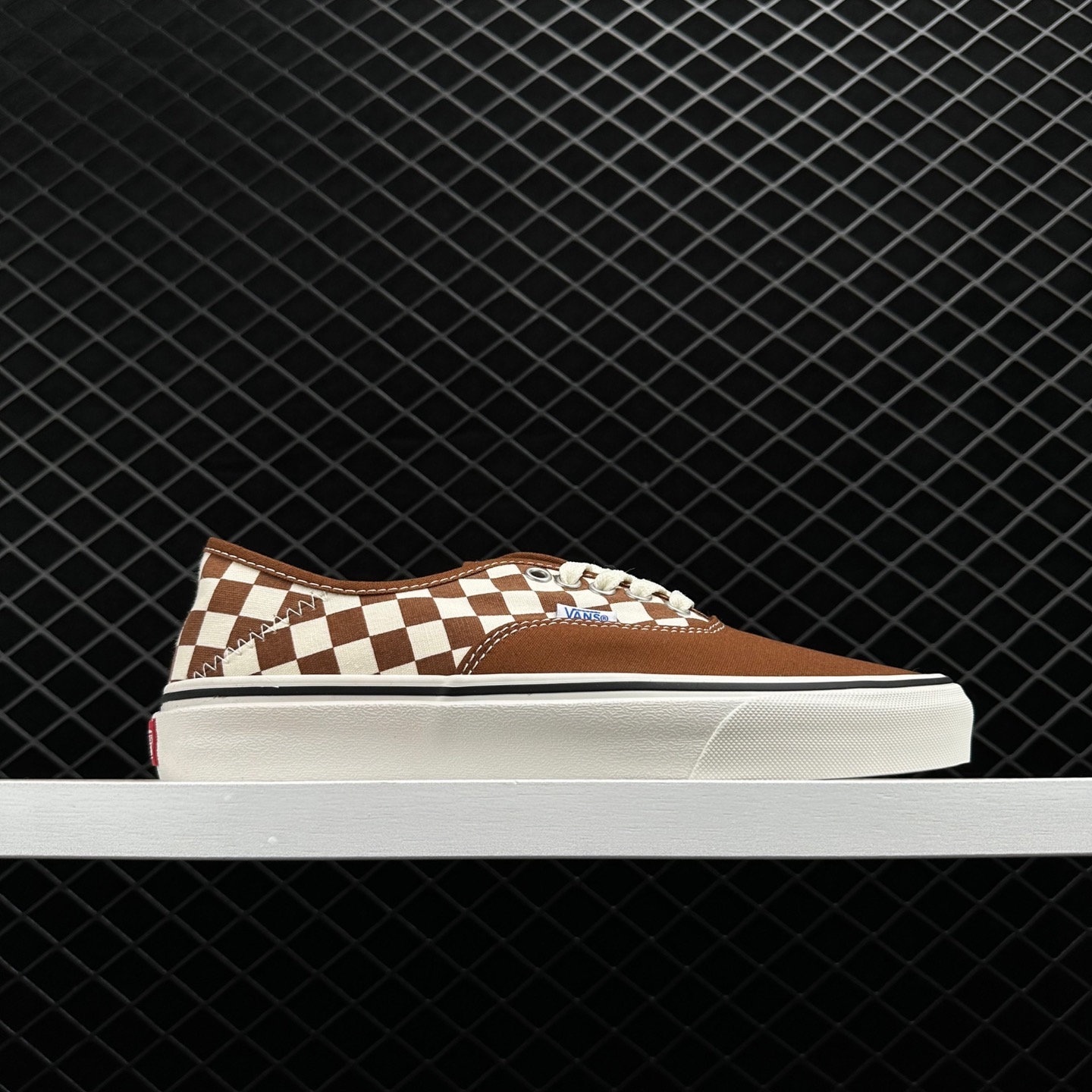 Vans Authentic Low Tops Brown White Shoes | Unisex Casual Skateboarding