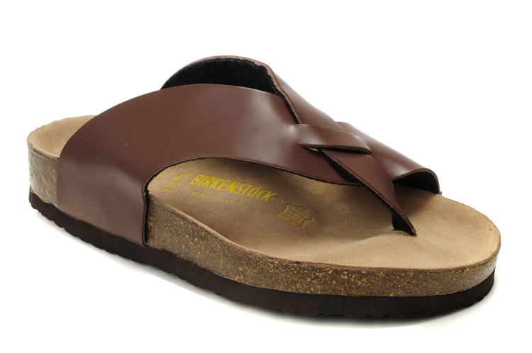Birkenstock Birki Leather Brown Sandals - Premium Comfort for Stylish Feet