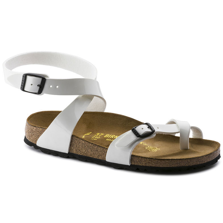 Birkenstock Yara White Birko-Flor Sandals | Stylish & Comfortable