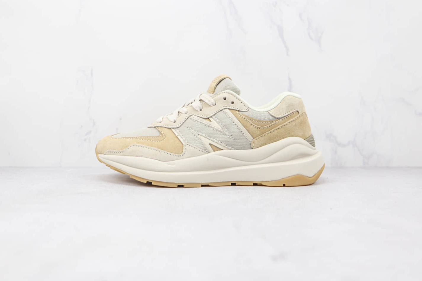 New Balance Unisex 57 40 Series Beige M5740UP | Stylish Low-Top Sneakers